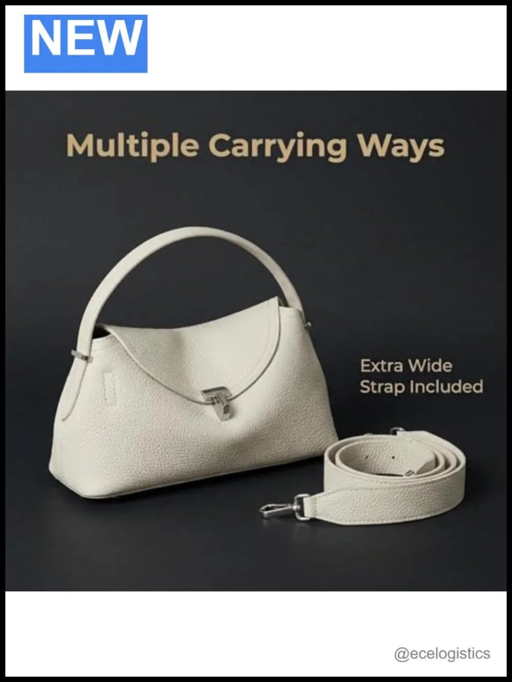 Top Grain Leather Hobo Bag Adjustable Strap Crossbody Handbag
